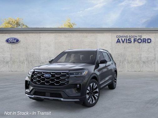 Agate Black Metallic 2026 Ford Explorer Platinum