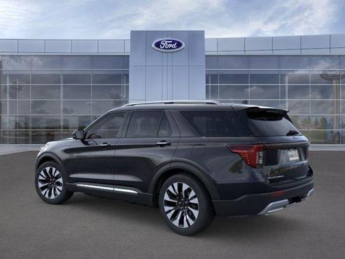 Black 2026 Ford Explorer Platinum