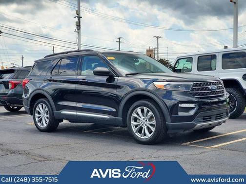 Black Metallic 2023 Ford Explorer XLT