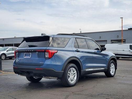 Vapor Blue 2025 Ford Explorer Active