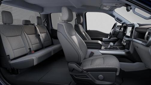 Antimatter Blue Metallic 2025 Ford F-150 Lightning XLT