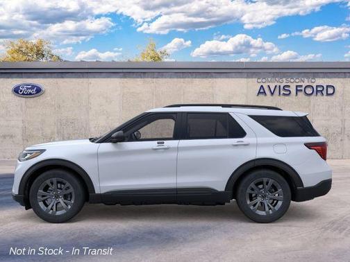 Space White Metallic 2026 Ford Explorer Active