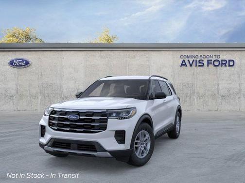 Space White Metallic 2026 Ford Explorer Active