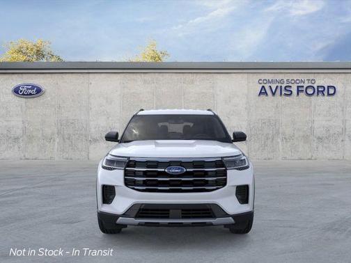 Space White Metallic 2026 Ford Explorer Active