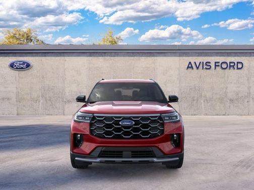 Rapid Red Metallic Tinted Clearcoat 2026 Ford Explorer Platinum
