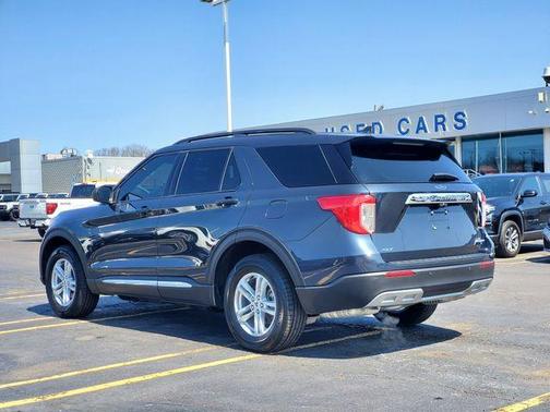 Blue Metallic 2024 Ford Explorer XLT