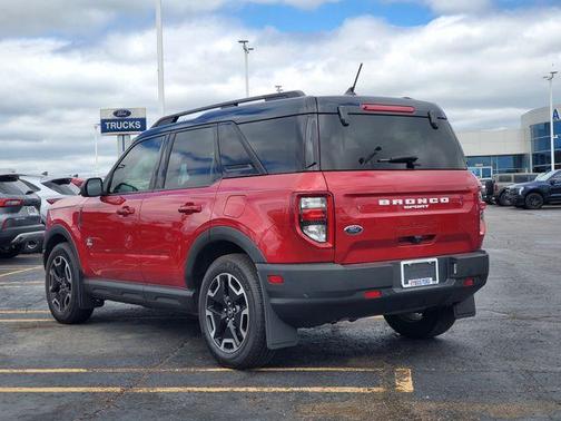 Red Metallic 2021 Ford Bronco Sport Outer Banks