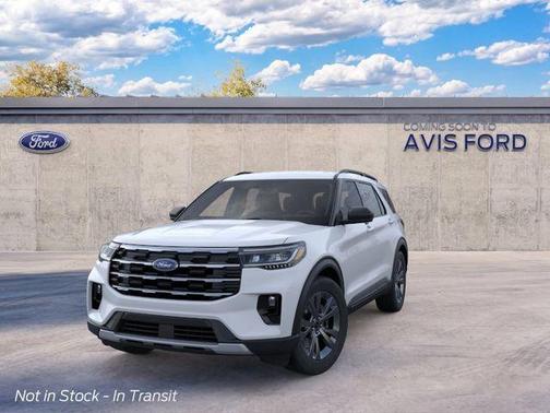 Space White Metallic 2026 Ford Explorer Active