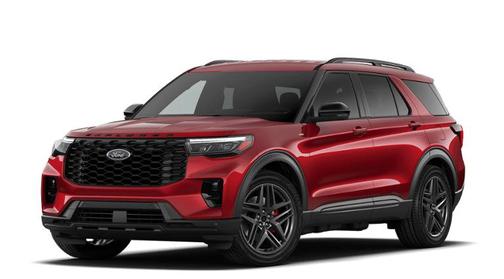 Red Metallic 2026 Ford Explorer ST-Line