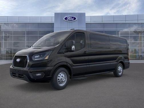 Black 2026 Ford Transit-350 XLT