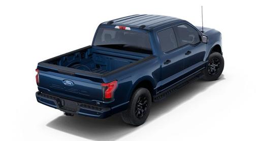 Antimatter Blue Metallic 2025 Ford F-150 Lightning XLT