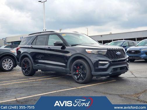 Black Metallic 2023 Ford Explorer ST