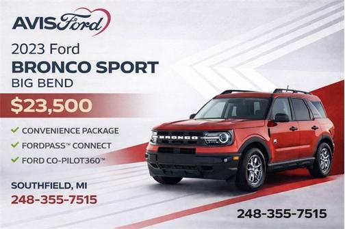 2023 Ford Bronco Sport Big Bend