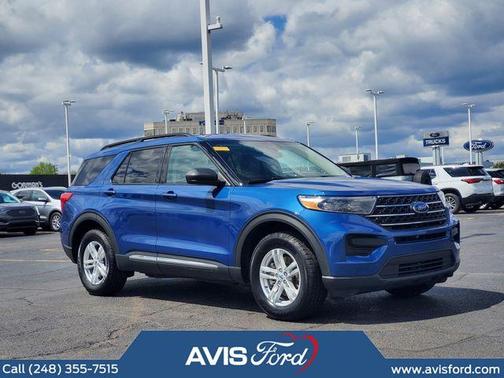 Blue Metallic 2023 Ford Explorer XLT