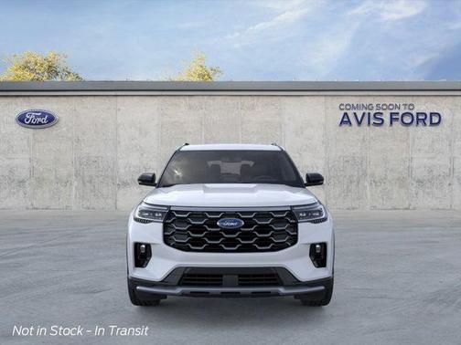 Space White Metallic 2026 Ford Explorer Platinum
