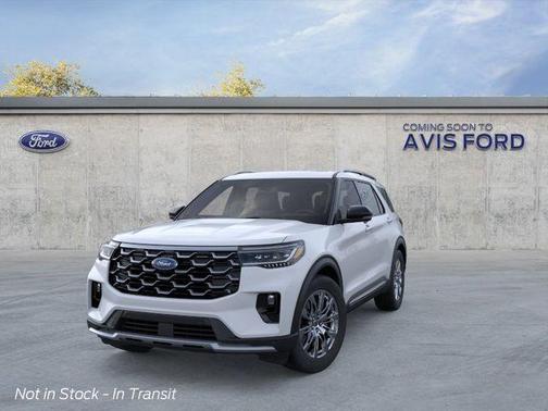 Space White Metallic 2026 Ford Explorer Platinum