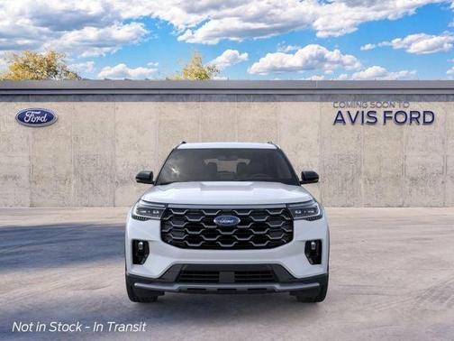 White Metallic 2026 Ford Explorer Platinum