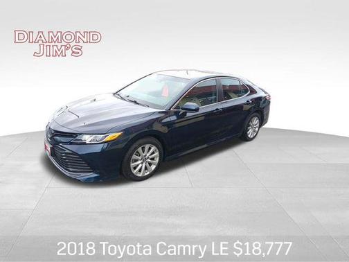 Blue 2018 Toyota Camry LE