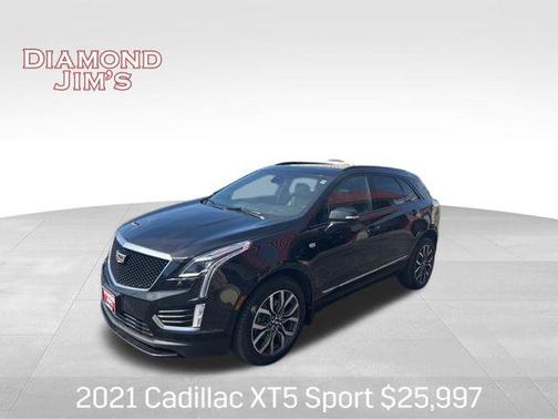 Stellar Black Metallic 2021 Cadillac XT5 Sport