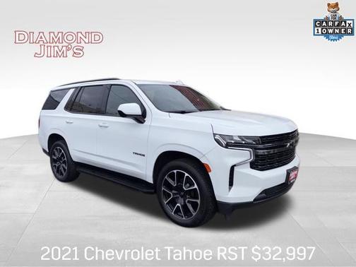 Summit White 2021 Chevrolet Tahoe 4WD RST