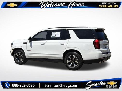 Summit White 2025 GMC Yukon 4WD AT4 Ultimate