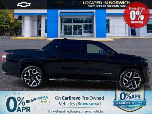 Black 2025 Chevrolet Silverado EV RST