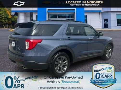 Infinite Blue Metallic Tinted Clearcoat 2021 Ford Explorer XLT