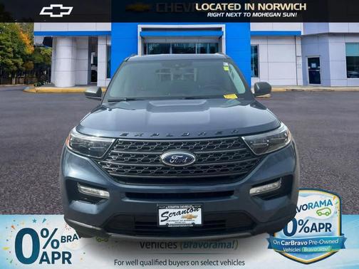 Infinite Blue Metallic Tinted Clearcoat 2021 Ford Explorer XLT