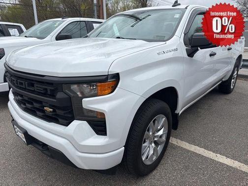 Summit White 2022 Chevrolet Silverado 1500 Custom
