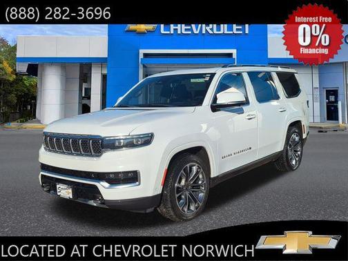 Bright White Clearcoat 2022 Jeep Grand Wagoneer Series III 4x4