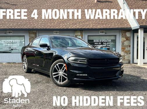 Pitch Black Clearcoat 2019 Dodge Charger SXT