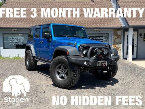 Hydro Blue Pearlcoat 2016 Jeep Wrangler Unlimited Rubicon