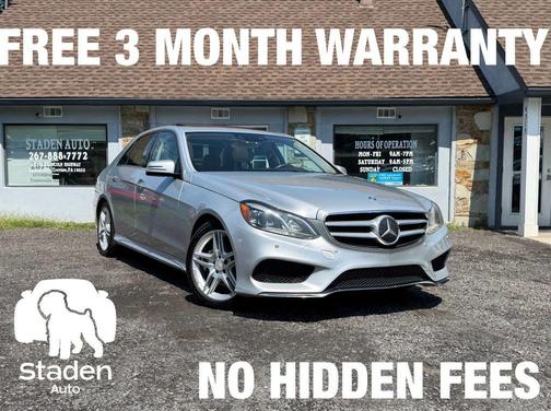 Silver 2014 Mercedes-Benz E-Class E 350 4MATIC Sedan 4D
