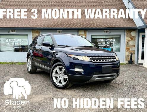 Blue 2015 Land Rover Range Rover Evoque Pure Plus
