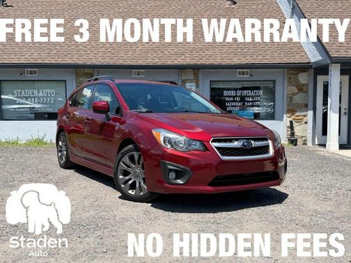 Camellia Red Pearl 2012 Subaru Impreza 2.0i Sport Premium