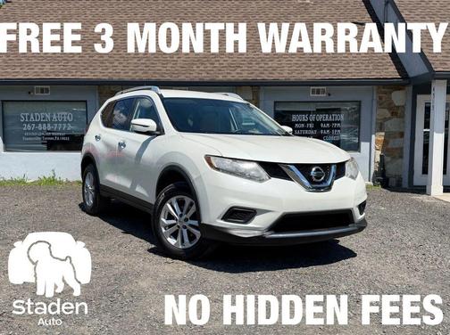 White 2016 Nissan Rogue SV