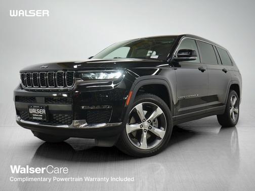 Diamond Black Crystal Pearlcoat 2021 Jeep Grand Cherokee L Limited