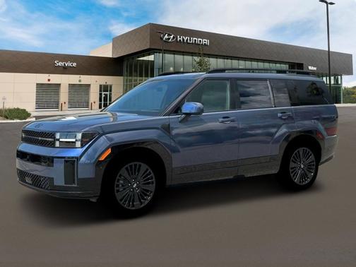 Atlantis Blue 2026 Hyundai SANTA FE HEV Calligraphy