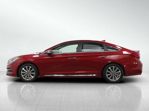 Scarlet Red 2017 Hyundai SONATA Limited