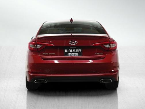 Scarlet Red 2017 Hyundai SONATA Limited