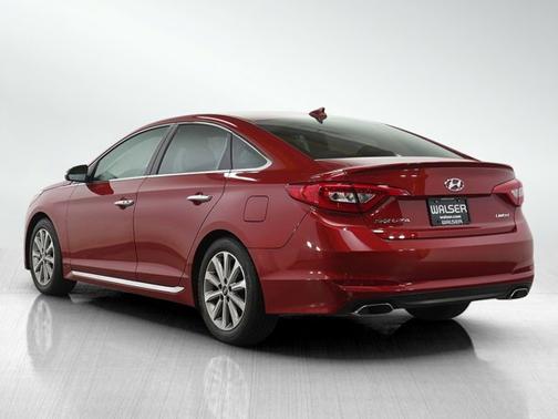 Scarlet Red 2017 Hyundai SONATA Limited