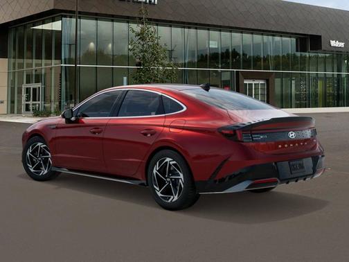 Ultimate Red 2026 Hyundai SONATA SEL Sport