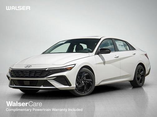 Serenity White 2026 Hyundai ELANTRA SEL Sport Premium