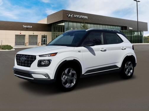 Lunar White w/Black Roof 2026 Hyundai VENUE SEL
