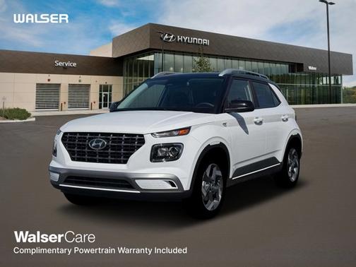 Lunar White w/Black Roof 2026 Hyundai VENUE SEL