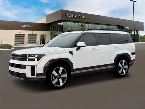 Serenity White 2026 Hyundai SANTA FE HEV Limited 6P