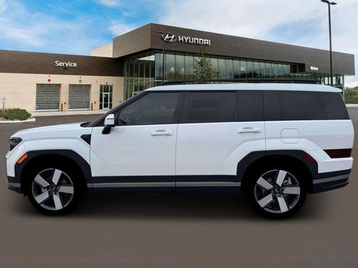Serenity White 2026 Hyundai SANTA FE HEV Limited 6P