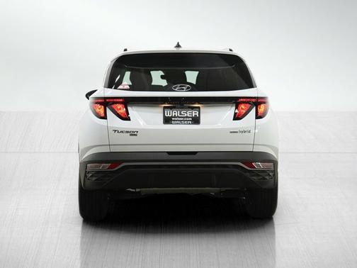 White Pearl 2024 Hyundai TUCSON Hybrid Blue