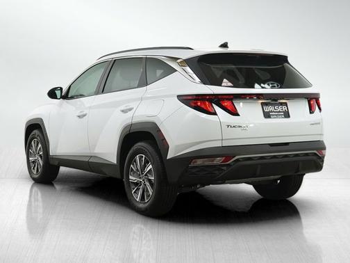 White Pearl 2024 Hyundai TUCSON Hybrid Blue