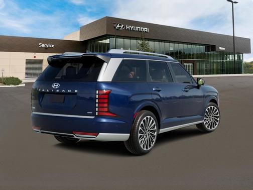 Classy Blue Pearl 2026 Hyundai Palisade Hybrid Calligraphy